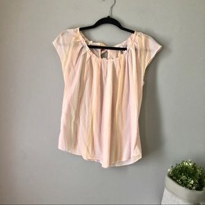 Lauren Conrad l Pastel Blouse l M